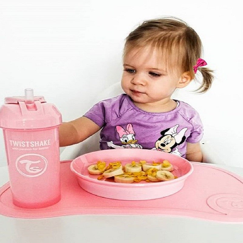 Twistshake Straw Cup +6m Rosa 360ml