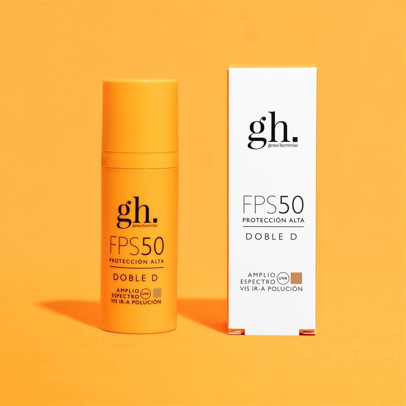 Gema Herrerías Doble D FPS 50+ Tono Dorado Manuela 50 ml-2