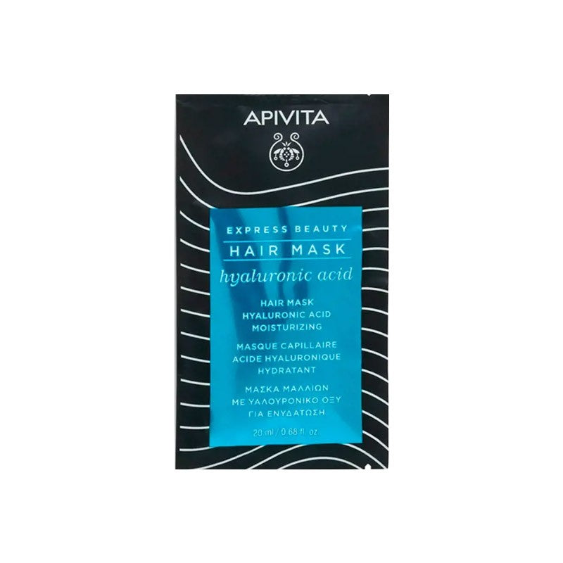 Apivita Mascarilla Capilar Hidratante Hyaluronic Acid 20ML-1