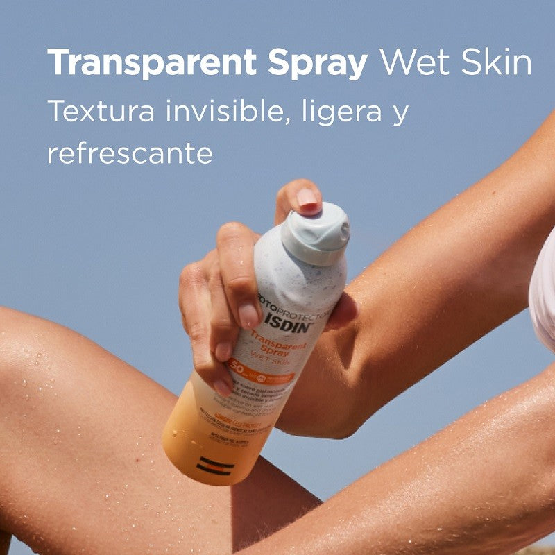 ISDIN Fotoprotector Transparent Spray Wet Skin SPF 50+ (250ml)-3