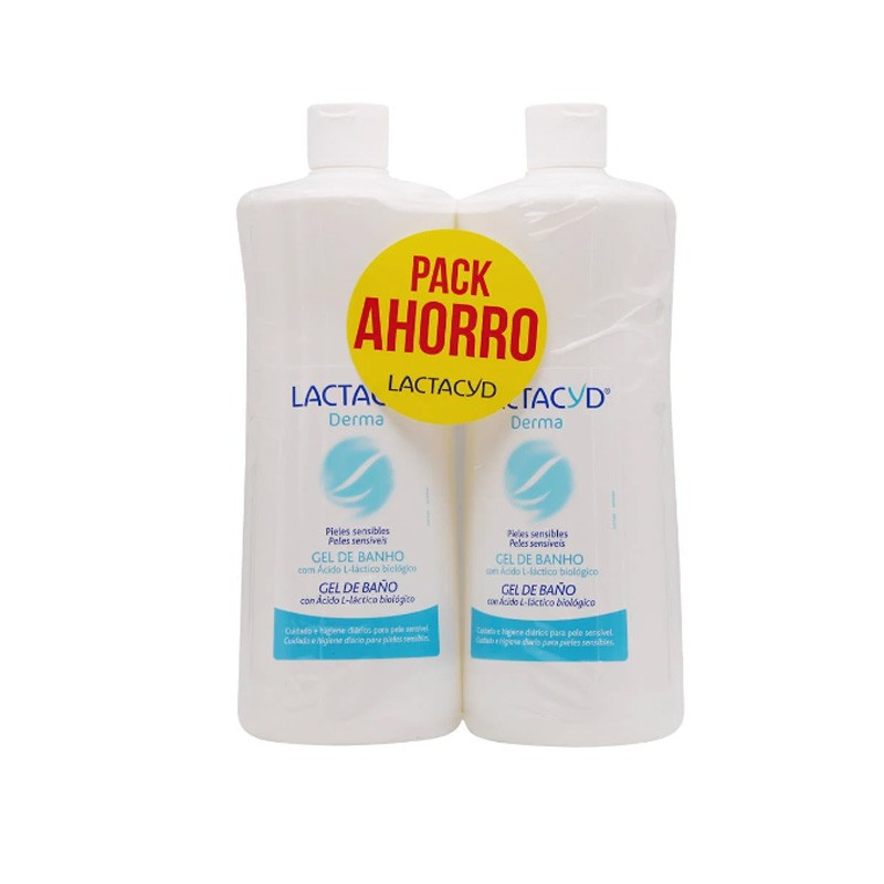 Lactacyd Gel de Baño Dermatológico 2x1L Pack Ahorro-1