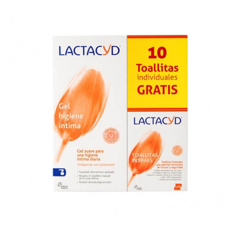 Lactacyd Gel íntimo Higiene Diaria 400 ml + Toallitas-1