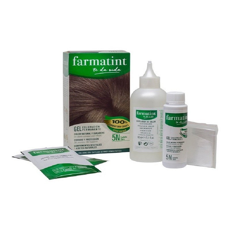 Farmatint Gel Coloración 5N Castaño claro-2