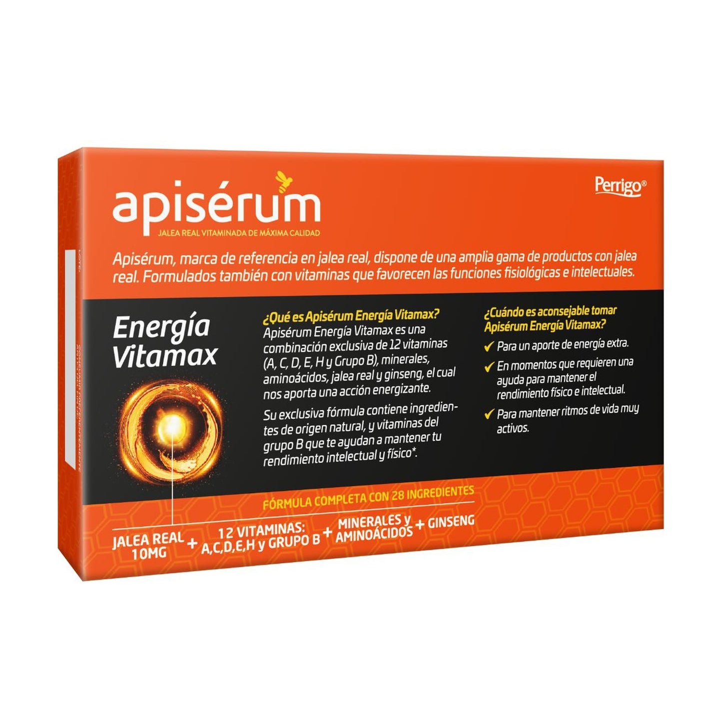 Apiserum Energía Vitamax 30 cápsulas-5