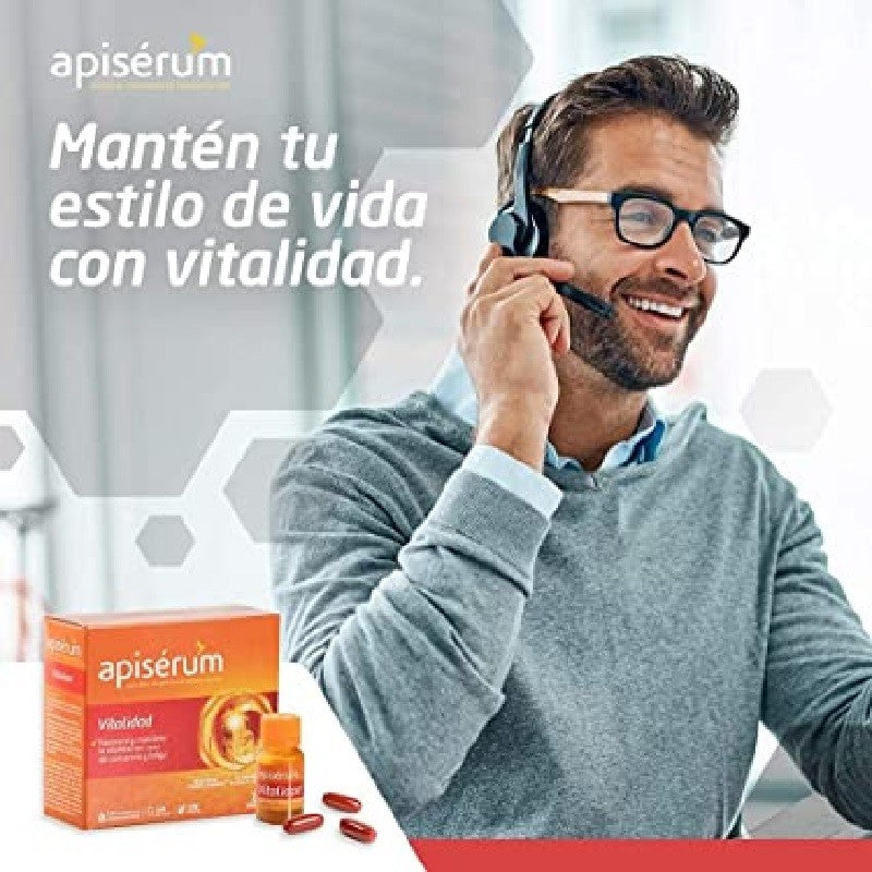 Apisérum Vitalidad 30 cápsulas-2