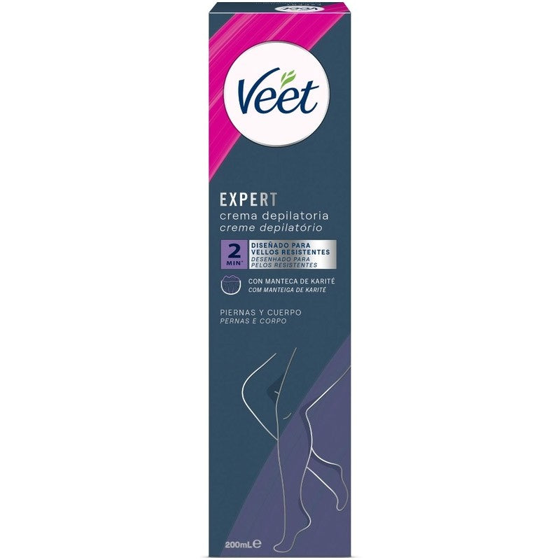 VEET Expert Crema Depilatoria Piernas y Cuerpo 200 ml-1