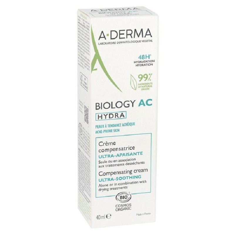 A-Derma Biology AC Hydra Crema Hidratante Compensadora 40ml-2