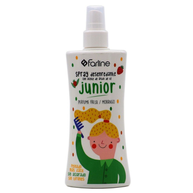 FARLINE Spray Desenredante con Árbol de Té olor Fresa 250ml-1