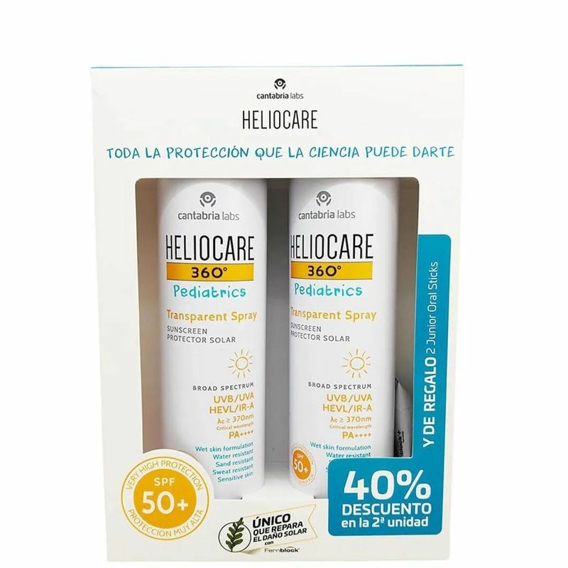HELIOCARE 360º DUPLO Pediatrics Spray Transparente SPF 50+ (200ml)-1