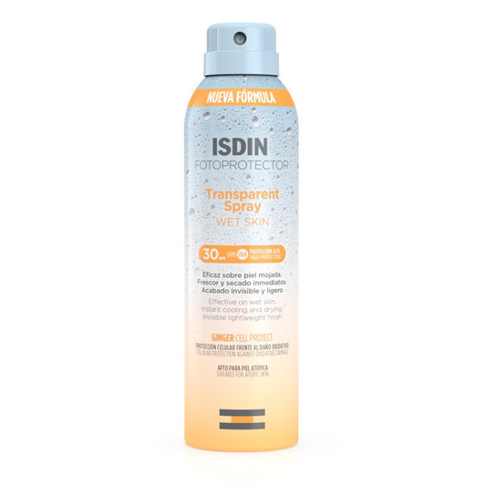 ISDIN Fotoprotector Transparent Spray Wet Skin SPF 30 250ml-1