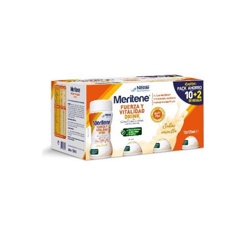 MERITENE Drink Vainilla 12x125ml Pack Ahorro-1