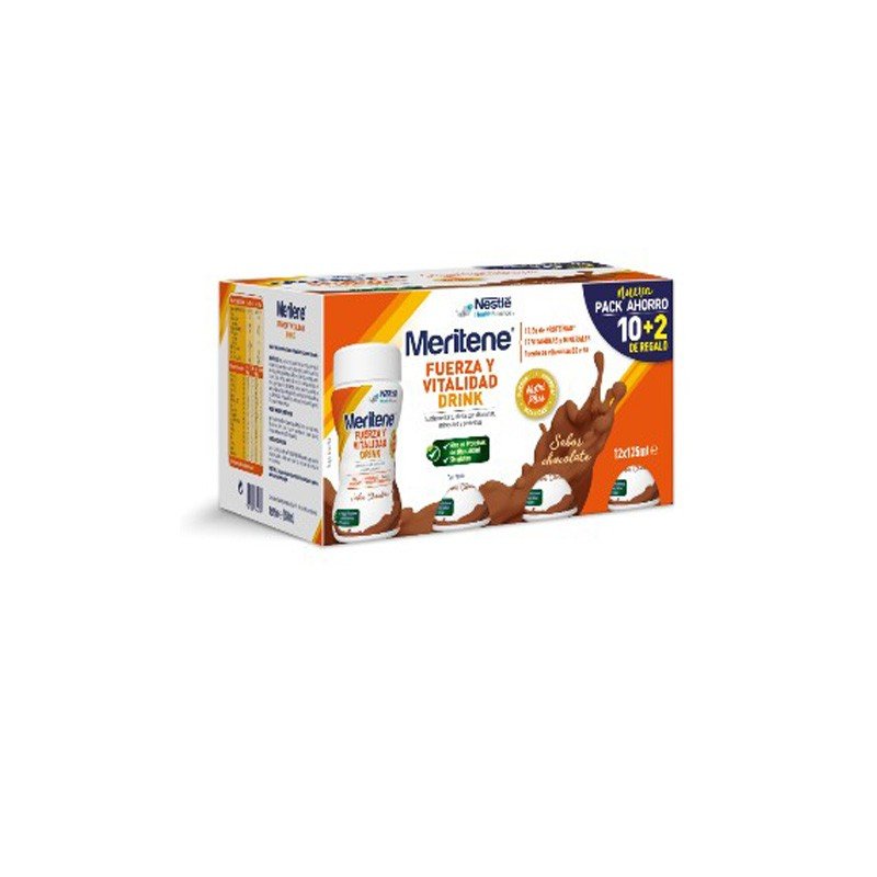 MERITENE Drink Chocolate 12x125ml Pack Ahorro-1