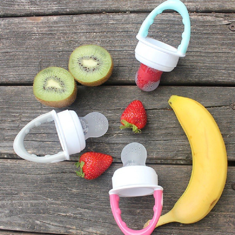 Alimentador Antiahogo de Silicona Gris-3