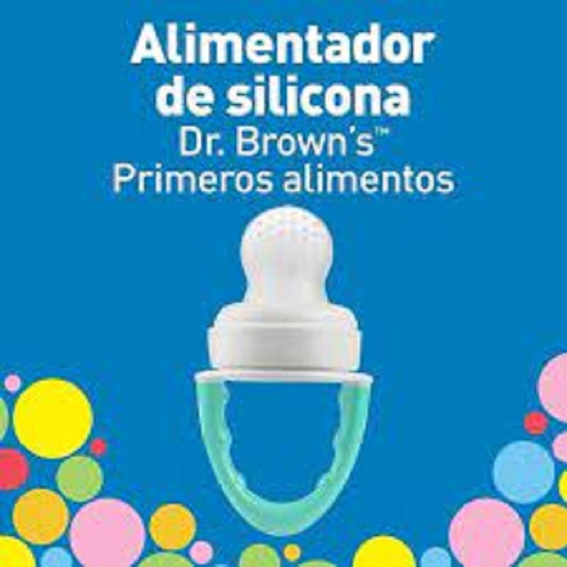 Alimentador Antiahogo de Silicona Azul-3