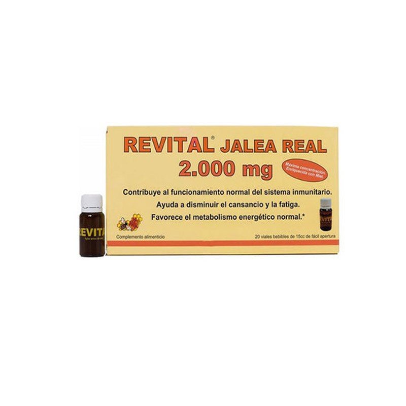 REVITAL Jalea Real 2000 mg 20 viales Bebibles-1