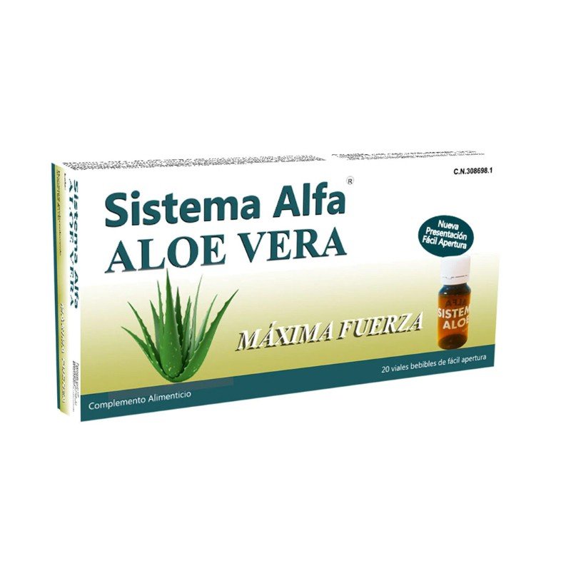 Sistema Alfa Aloe vera 20 viales-1