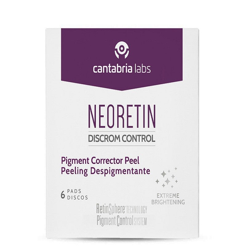 NEORETIN Discrom Control Gel Crema Despigmentante + Peeling Antimanchas+ Radiance Ampollas-3
