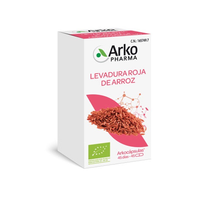 ARKOCÁPSULAS LEVADURA ROJA DE ARROZ Bio 45 cápsulas-1
