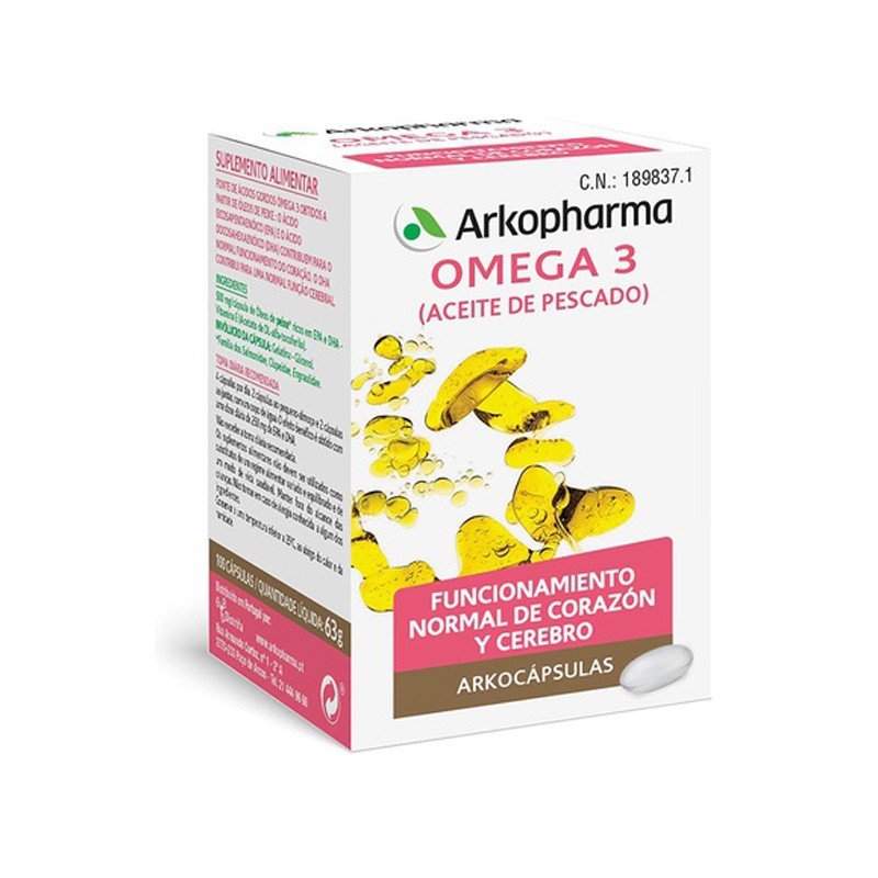 ARKOCÁPSULAS OMEGA 3 100 cápsulas-1