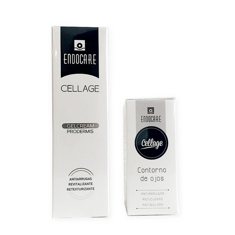 ENDOCARE Cellage GelCream Prodermis 50ml + Cellage Contorno de Ojos 15ml PACK-4