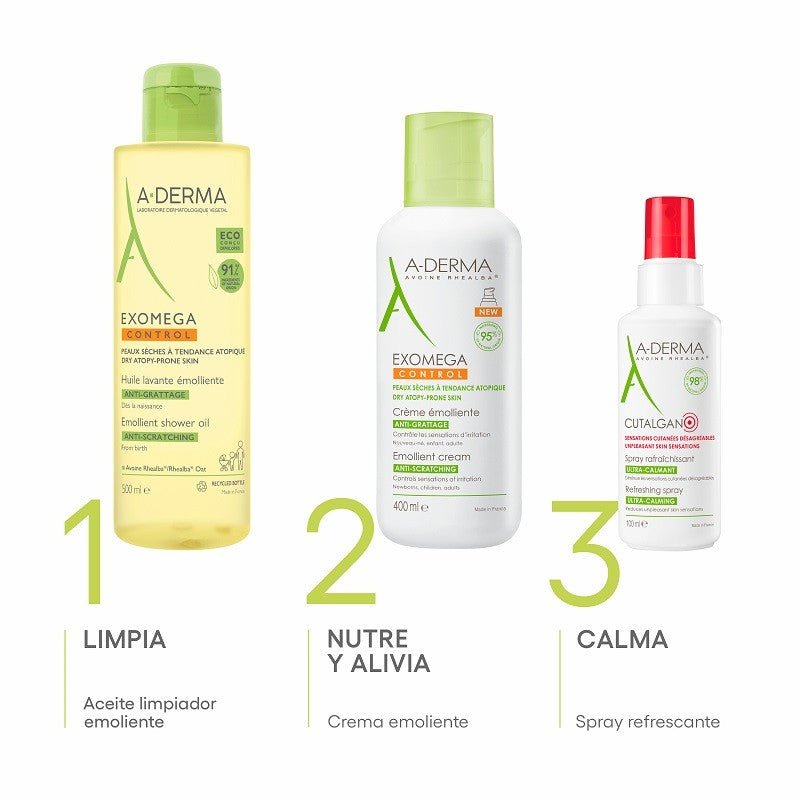 A-DERMA Exomega Control Aceite de Ducha y Baño 500ml-6