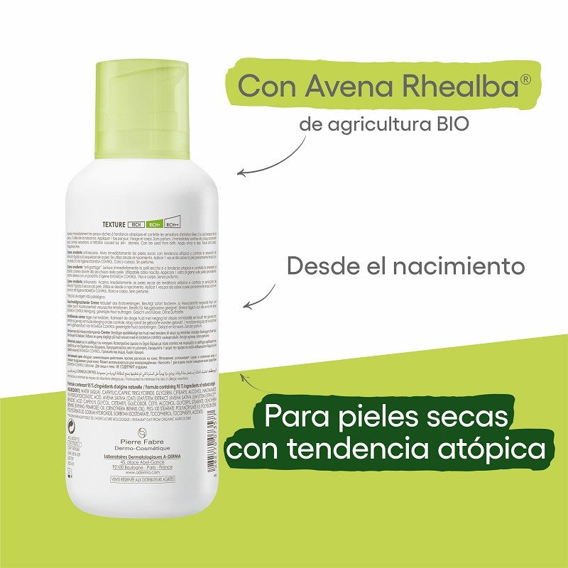 A-DERMA Exomega Control Crema Emoliente 400ml-5