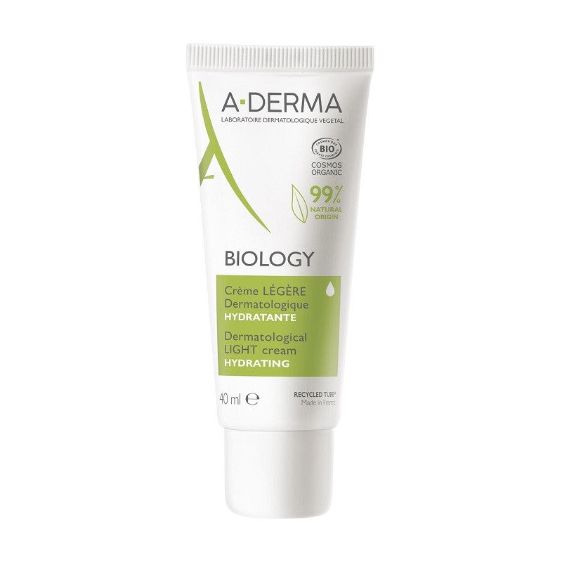 A-DERMA Biology Crema Ligera Dermatológica Hidratante BIO 40ml-1