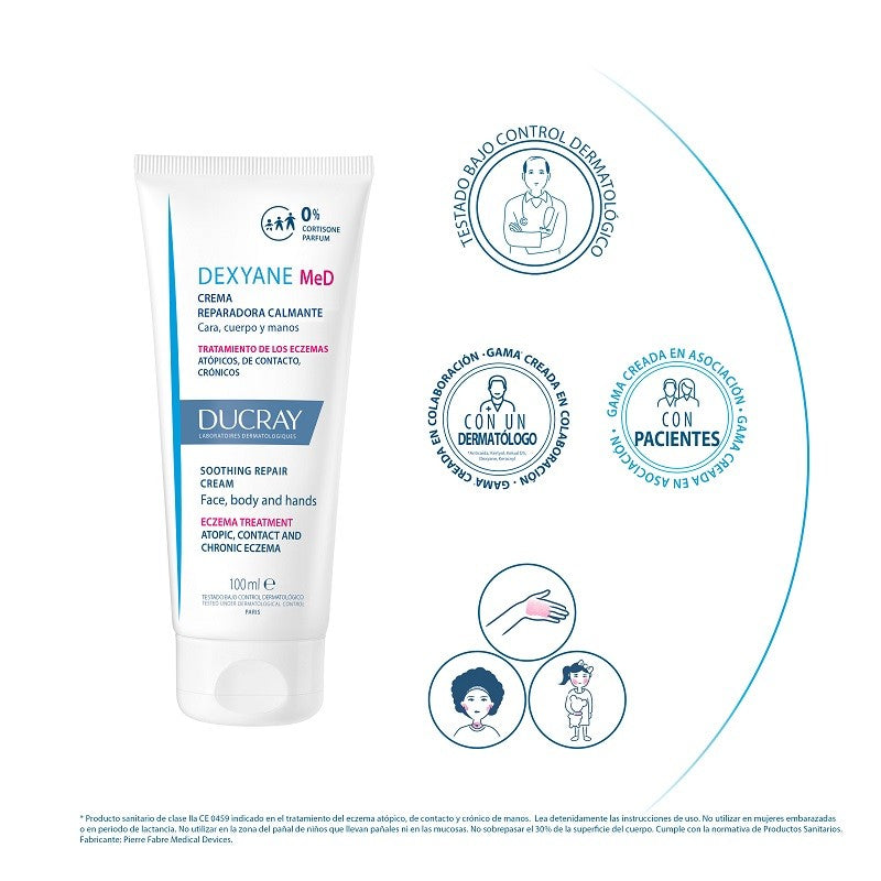 Dexyane Med Crema reparadora Calmante 100 ml-2