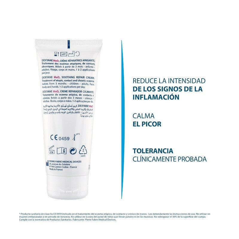 Dexyane Med Crema reparadora Calmante 100 ml-3