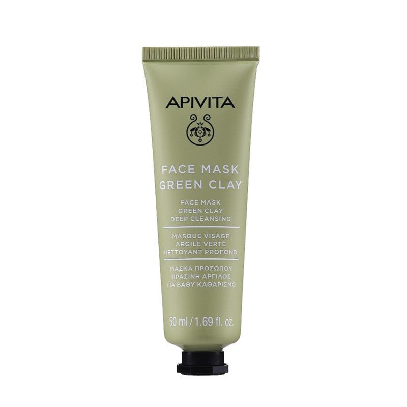 APIVITA Mascarilla Facial Limpiadora con Arcilla Verde 50ml-1