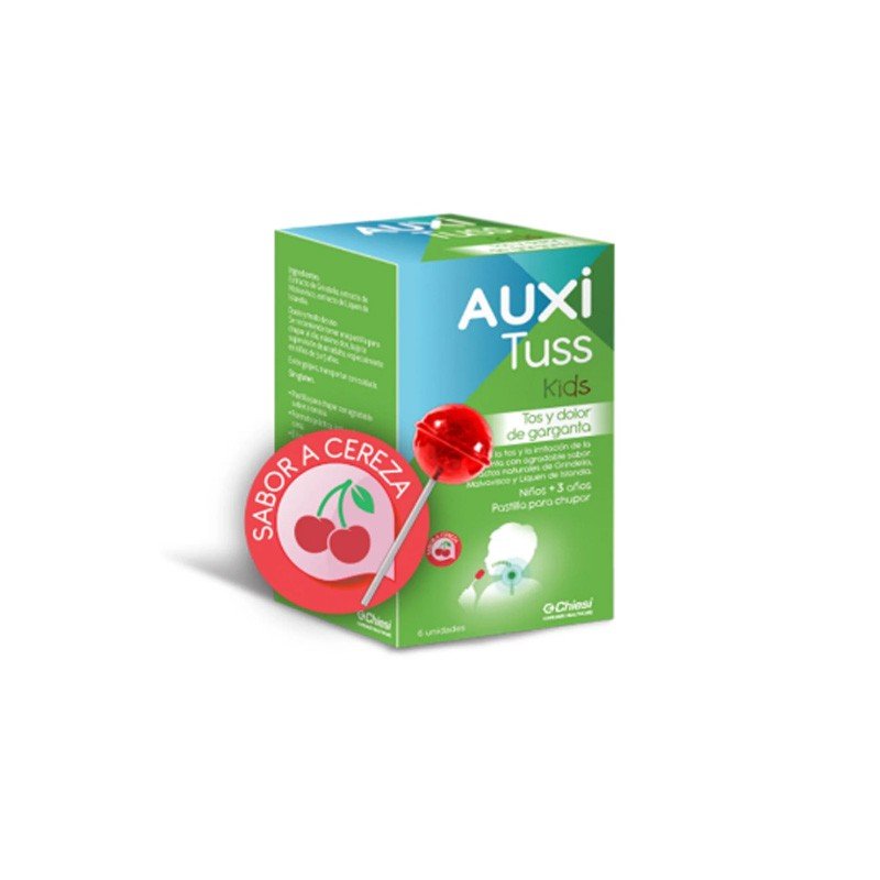 AuxiTuss Kids Tos y Dolor de Garganta 6 uds-1