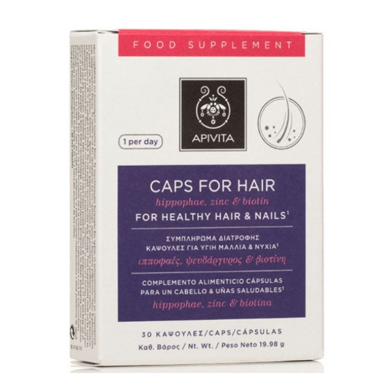 APIVITA Cápsulas Anticaída Cabello y Uñas 30 uds-1