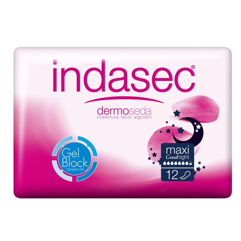 INDASEC Dermoseda Maxi Good Night 12 uds-1