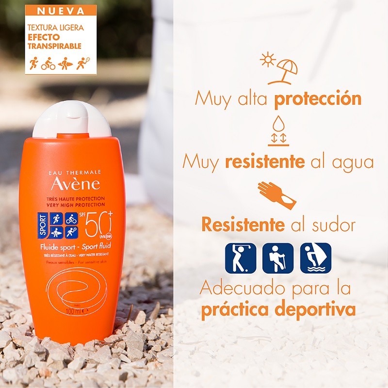 Avène Fluido Sport SPF50+ 100ml-5