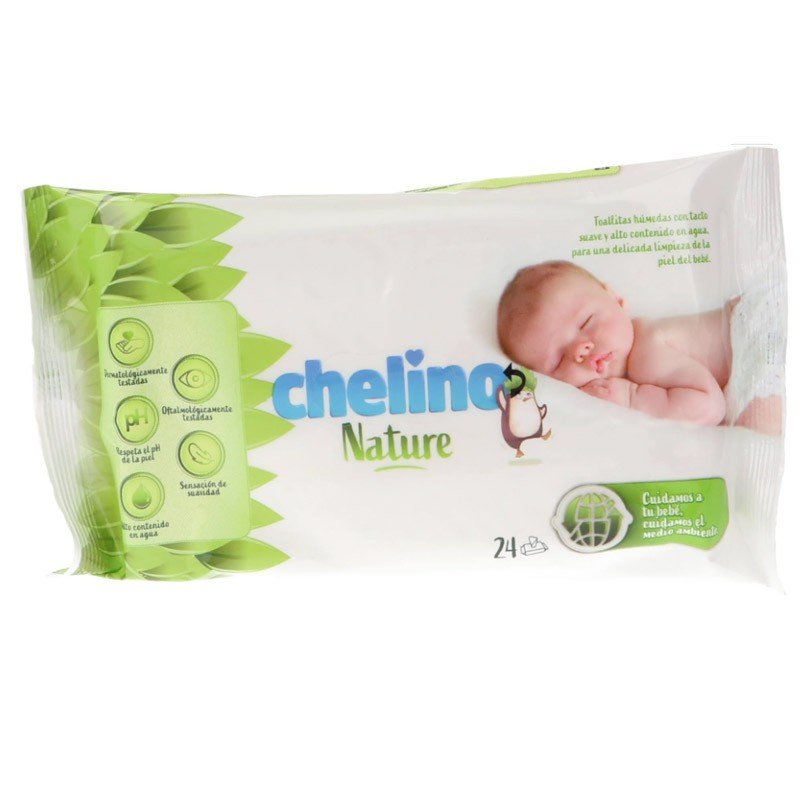 CHELINO Nature Toallitas Infantiles 24 unidades-1