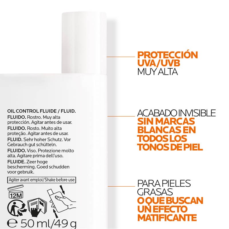 ANTHELIOS Uv-Mune 400 Oil Control Fluido SPF50+ (50 ml)-4