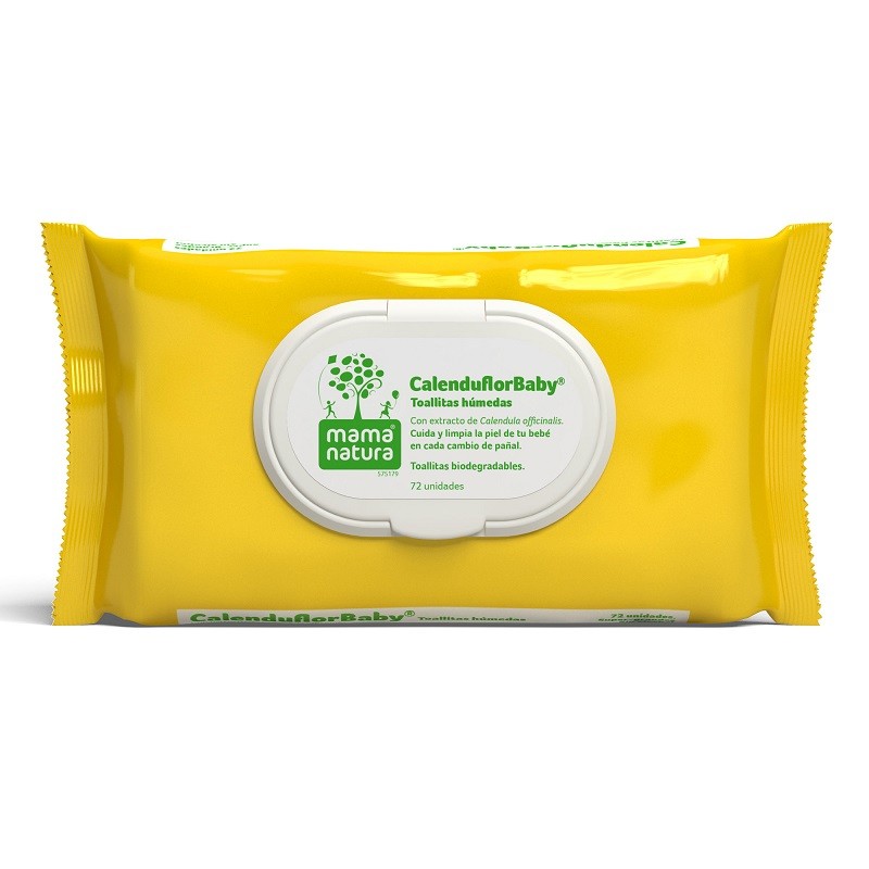 CALENDUFLOR Baby Caléndula Toallitas Húmedas 72uds-1
