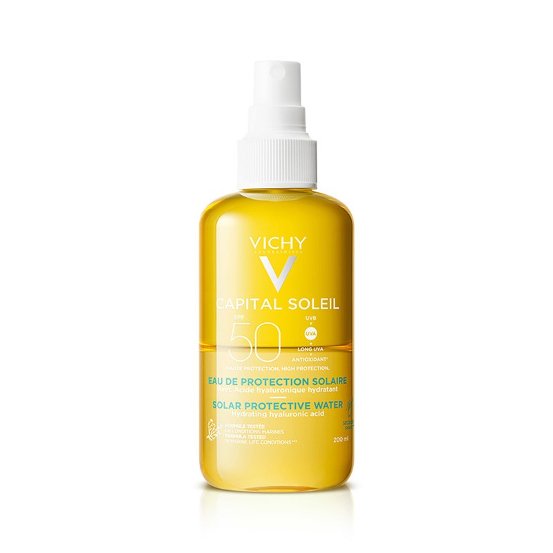 VICHY Capital Soleil Agua de Protección Solar Hidratante Spf50 (200ml)-1