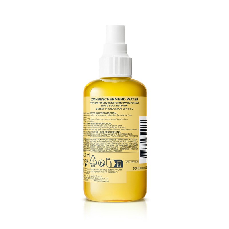 VICHY Capital Soleil Agua de Protección Solar Hidratante Spf50 (200ml)-2
