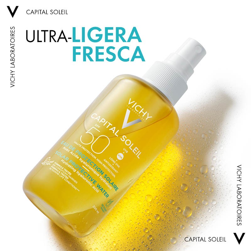 VICHY Capital Soleil Agua de Protección Solar Hidratante Spf50 (200ml)-7