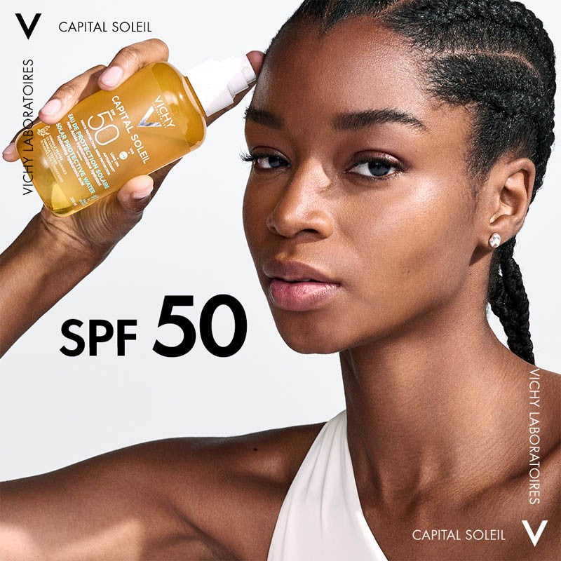 VICHY Capital Soleil Agua de Protección Solar Luminosidad Spf50 (200ml)-6