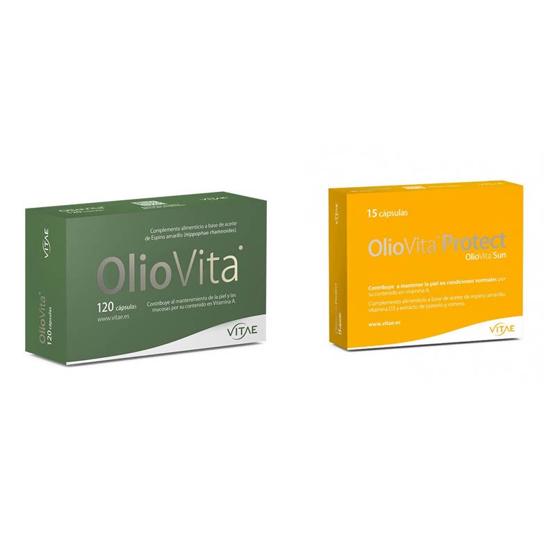 VITAE Pack ahorro OlioVita 120 Cápsulas + Oliovita Protect 15 cápsulas-1