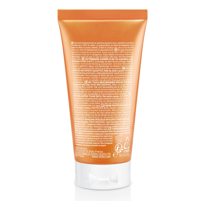 VICHY Capital Soleil Emulsión Facial Tacto Seco SPF50 50ml-3