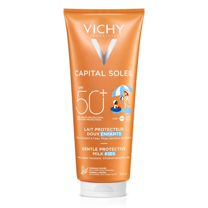 VICHY Capital Soleil Leche Niños Piel Mojada SPF50+ 300ml-2