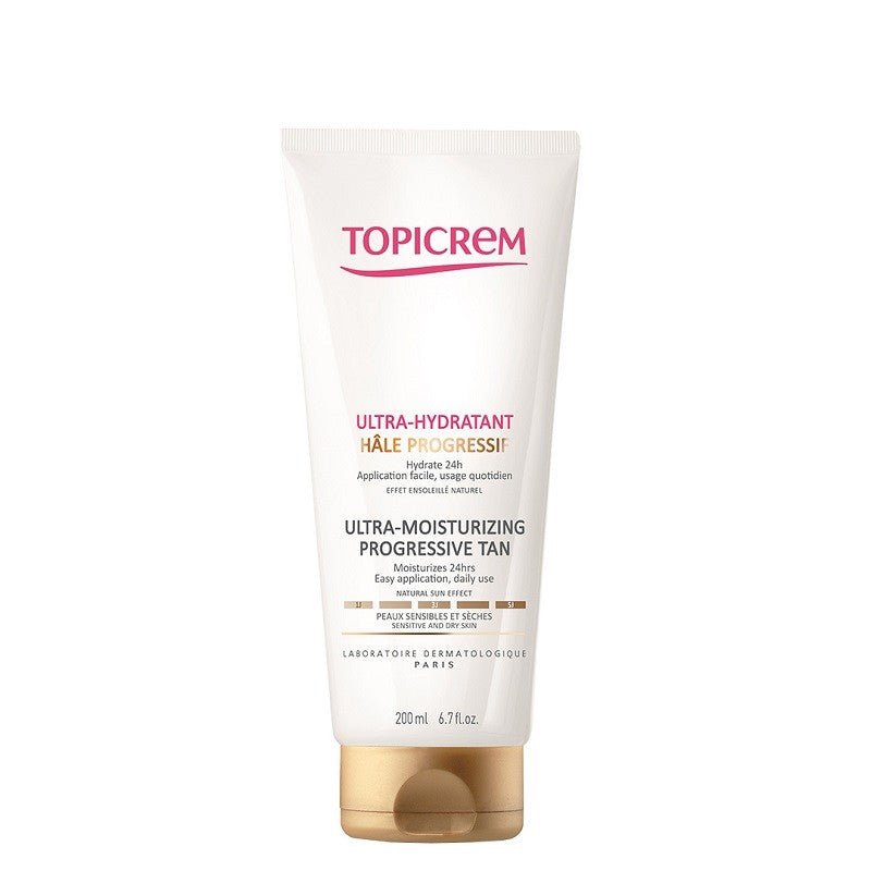 Topicrem Ultra Hidratante Bronceado Progresivo Corporal 200ml-1