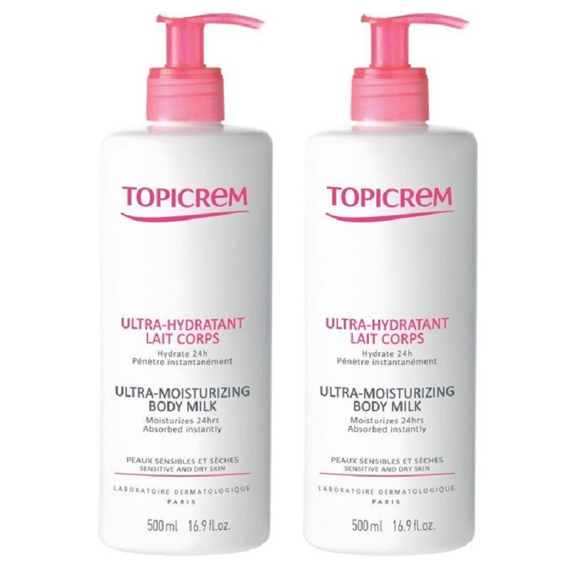 Topicrem Ultra Hidratante Leche Corporal 2x500ml-1