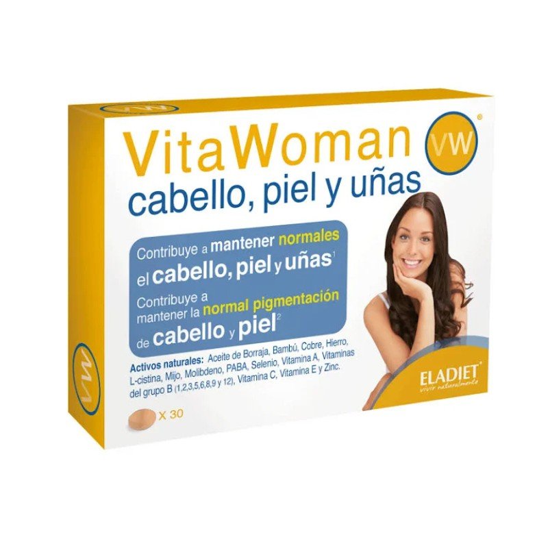 Vitawoman Cabello y Uñas 30 comprimidos-1