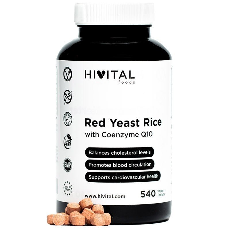 Hivital Levadura de Arroz Rojo Con Coenzima Q10 540 cápsulas-1