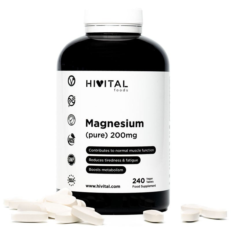 Hivital Magnesio 200 mg de Citrato de Magnesio 240 cápsulas-1