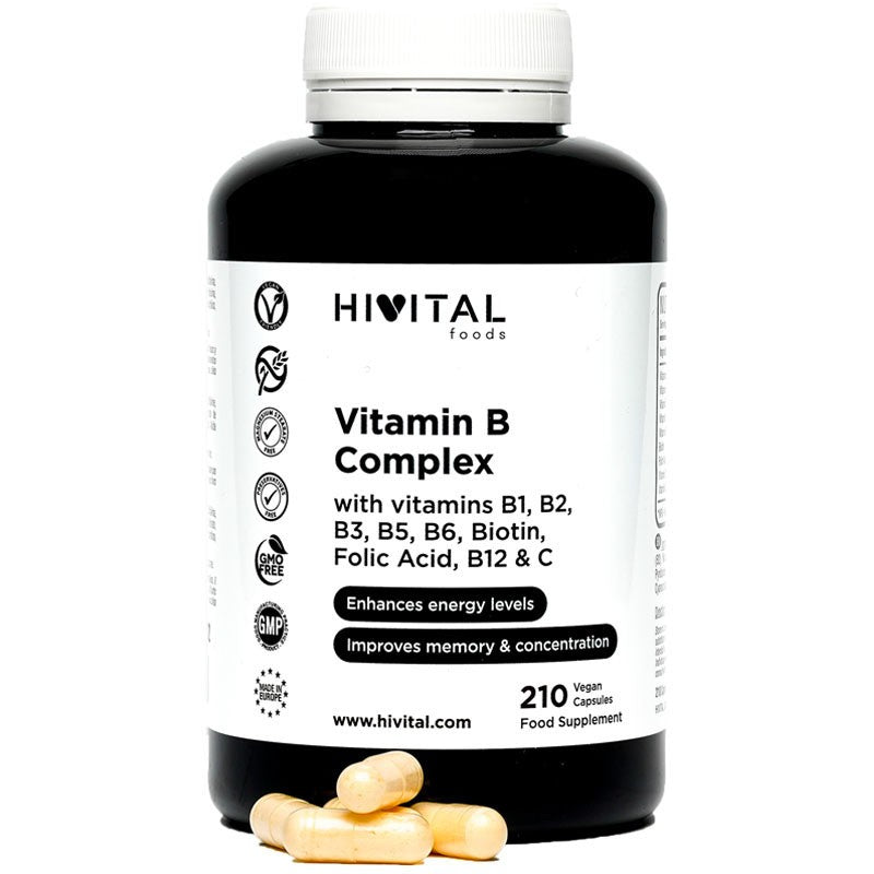 Hivital Vitamina B Complex 210 cápsulas-1
